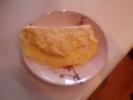 I recently accomplished my first successful omelet!